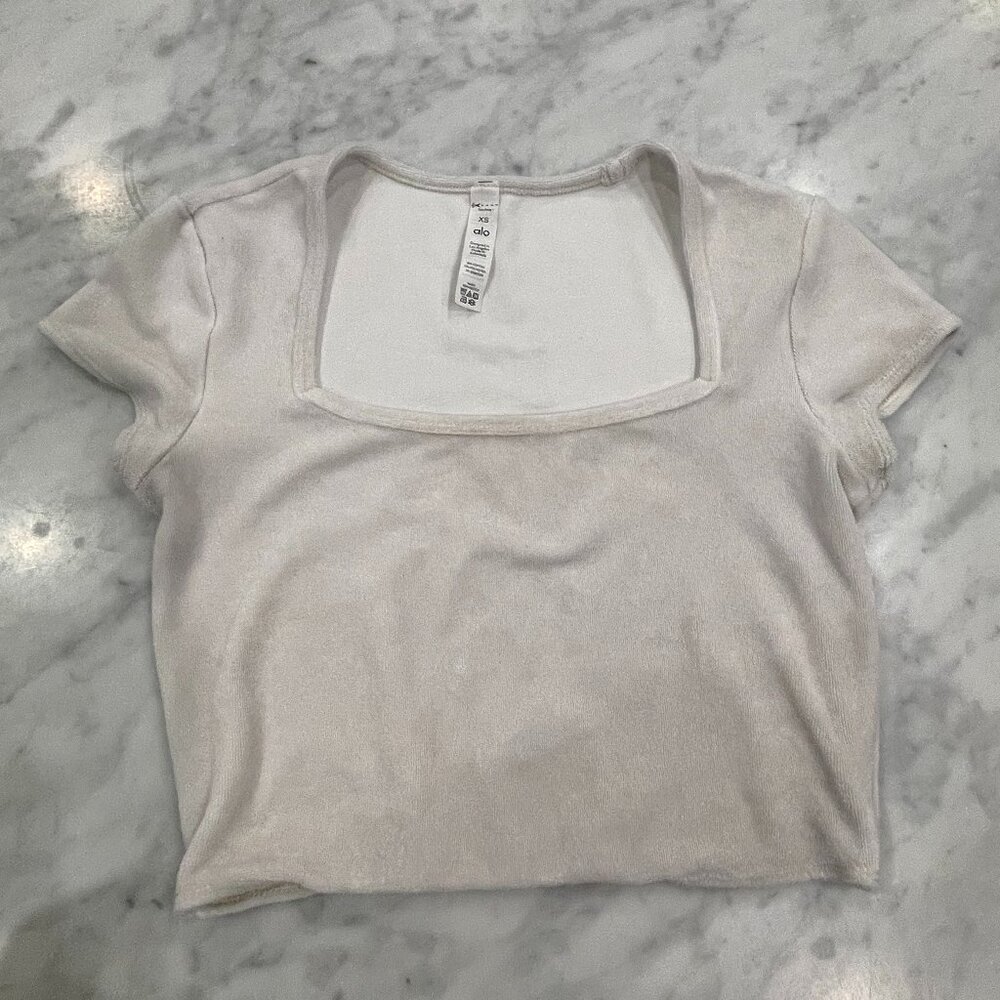 Alo Cream Shirt - Size XS